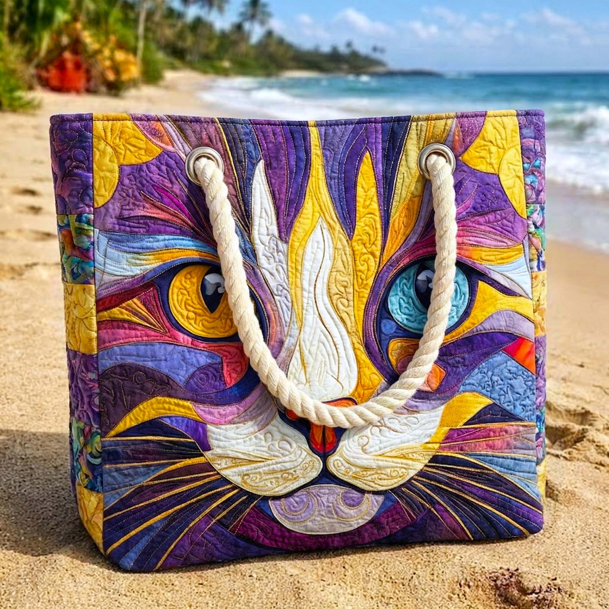 Ročno izdelana torba za plažo | Catitude