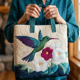 Ročno izdelana torba | Kolibri in rože